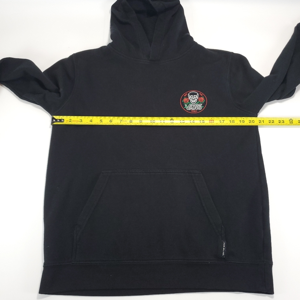 Vans Neon Sign Style Graphic Black Pullover Hoodie - Picture 6 of 9